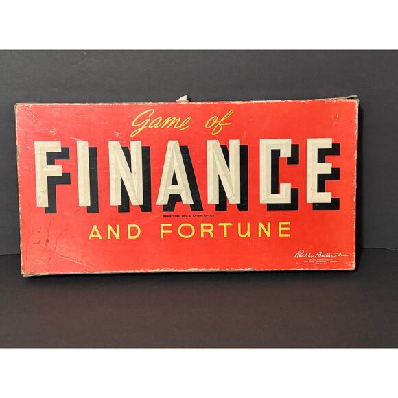 Game of Finance and Fortune by Parker Brothers 1936 Vintage Board Game - Picture 1 of 16
